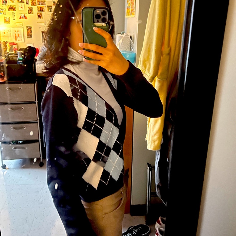 BRANDY MELVILLE CARDIGAN navy blue